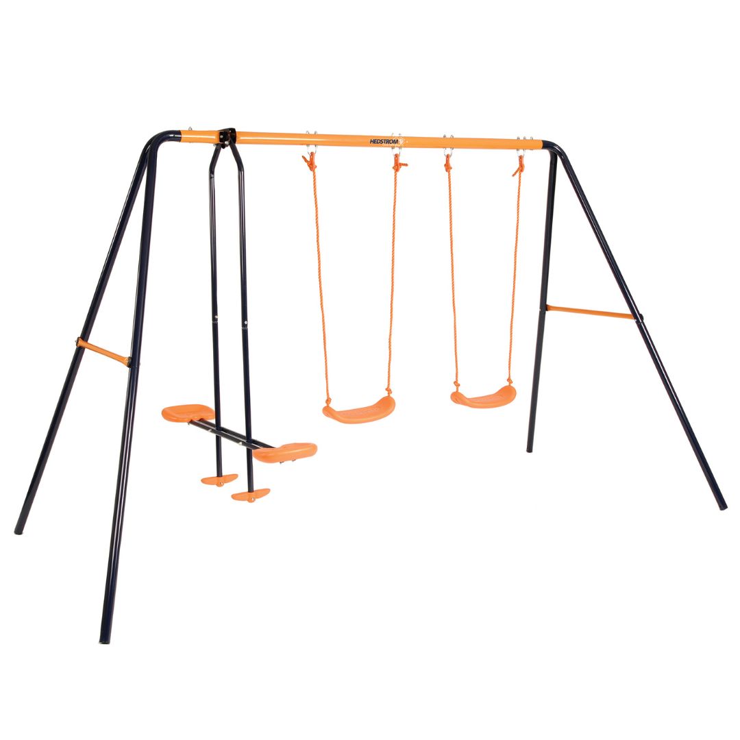 Hedstrom Neptune Playground Sets – Double Swing & Glider